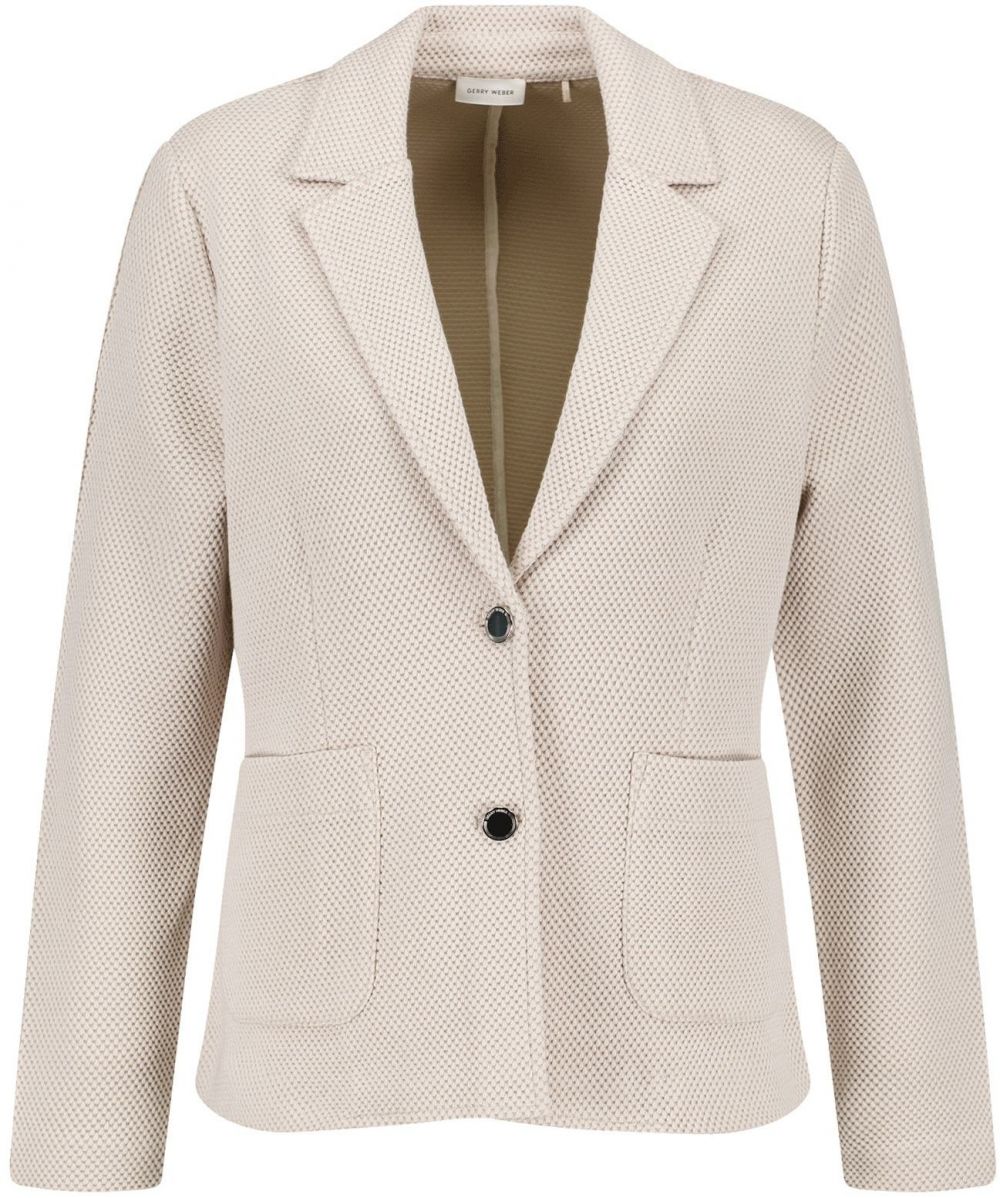 GERRY WEBER Blejzer  béžová / šedobiela