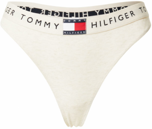 Tommy Hilfiger Underwear Tangá  svetlobéžová / námornícka modrá / červená / biela