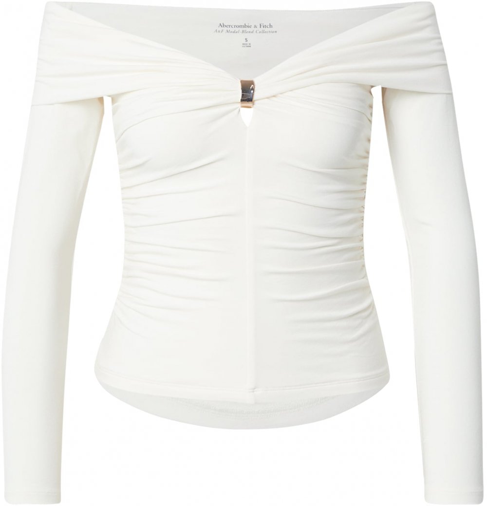 Abercrombie & Fitch Tričko  biela