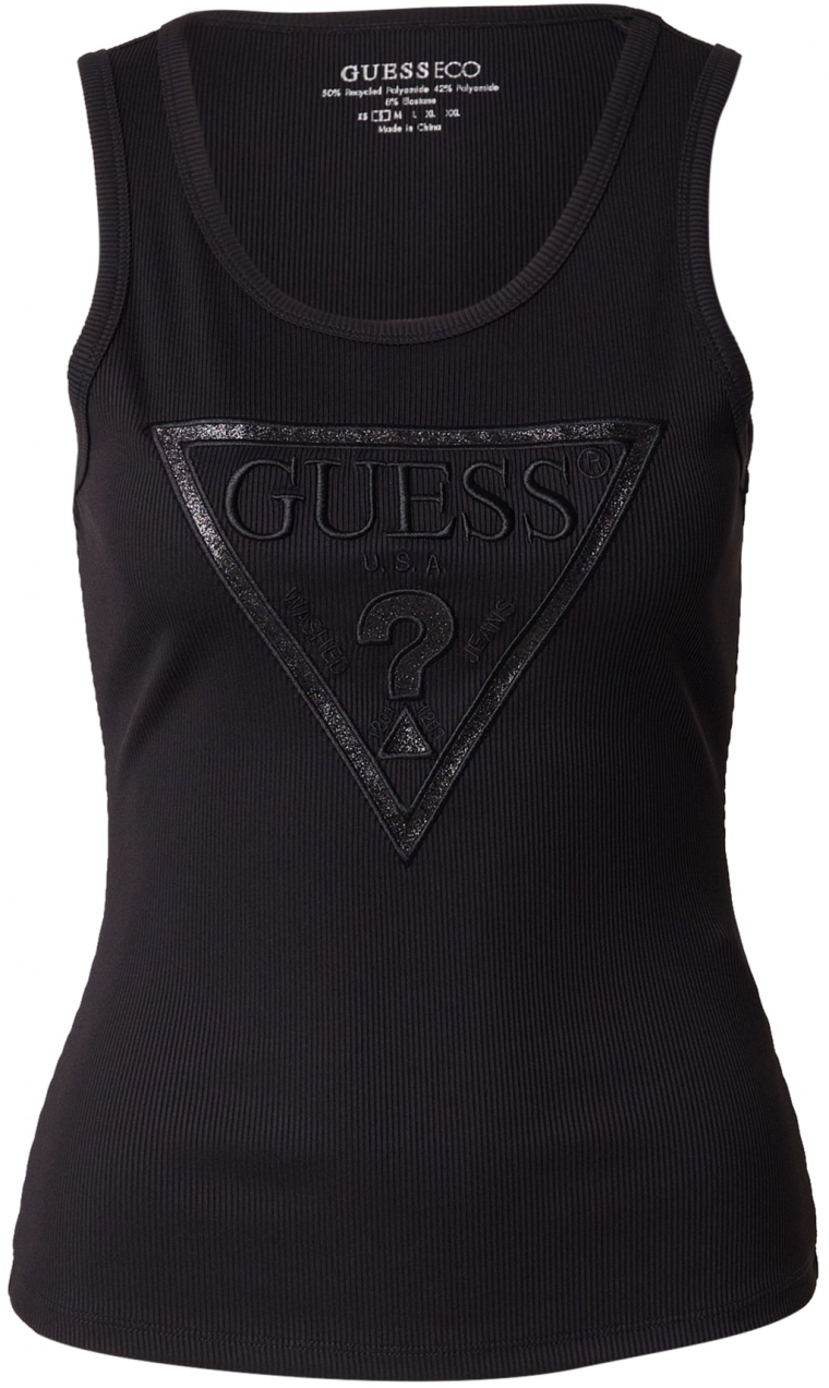 GUESS Top 'VIVIANA'  čierna / strieborná