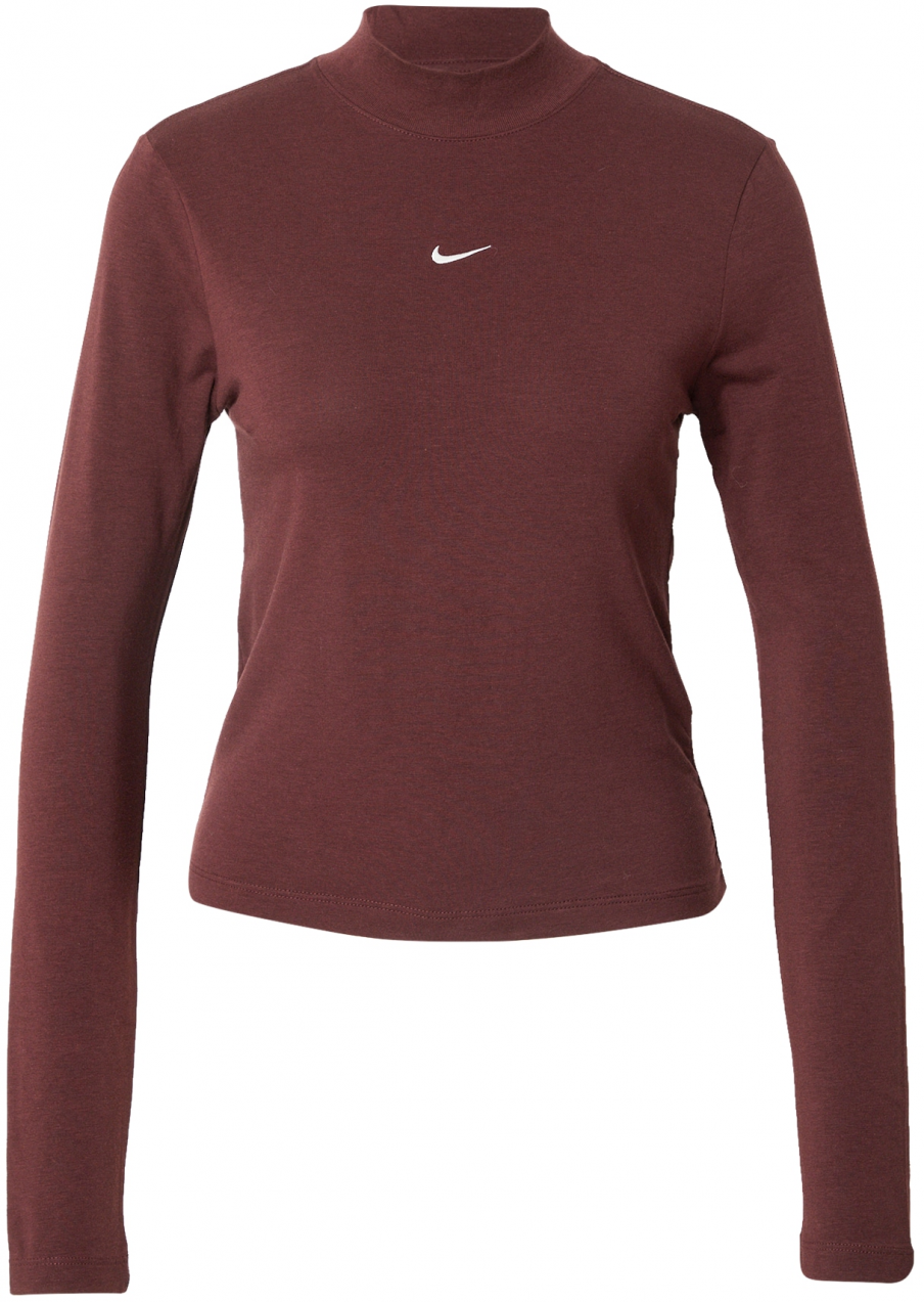 Nike Sportswear Tričko  burgundská / biela