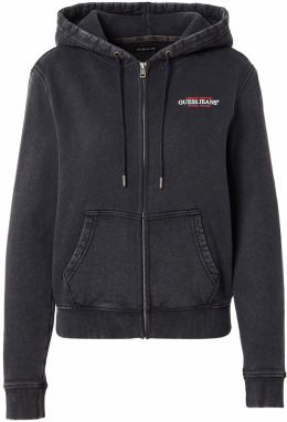 GUESS JEANS Tepláková bunda 'MINI AMERICA'  červená / čierna / biela