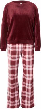 Hunkemöller Pyžamo  farba lesného ovocia / biela