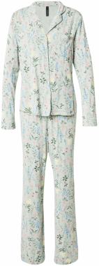 Hunkemöller Pyžamo  azúrová / pastelovo zelená / tmavozelená / ružová