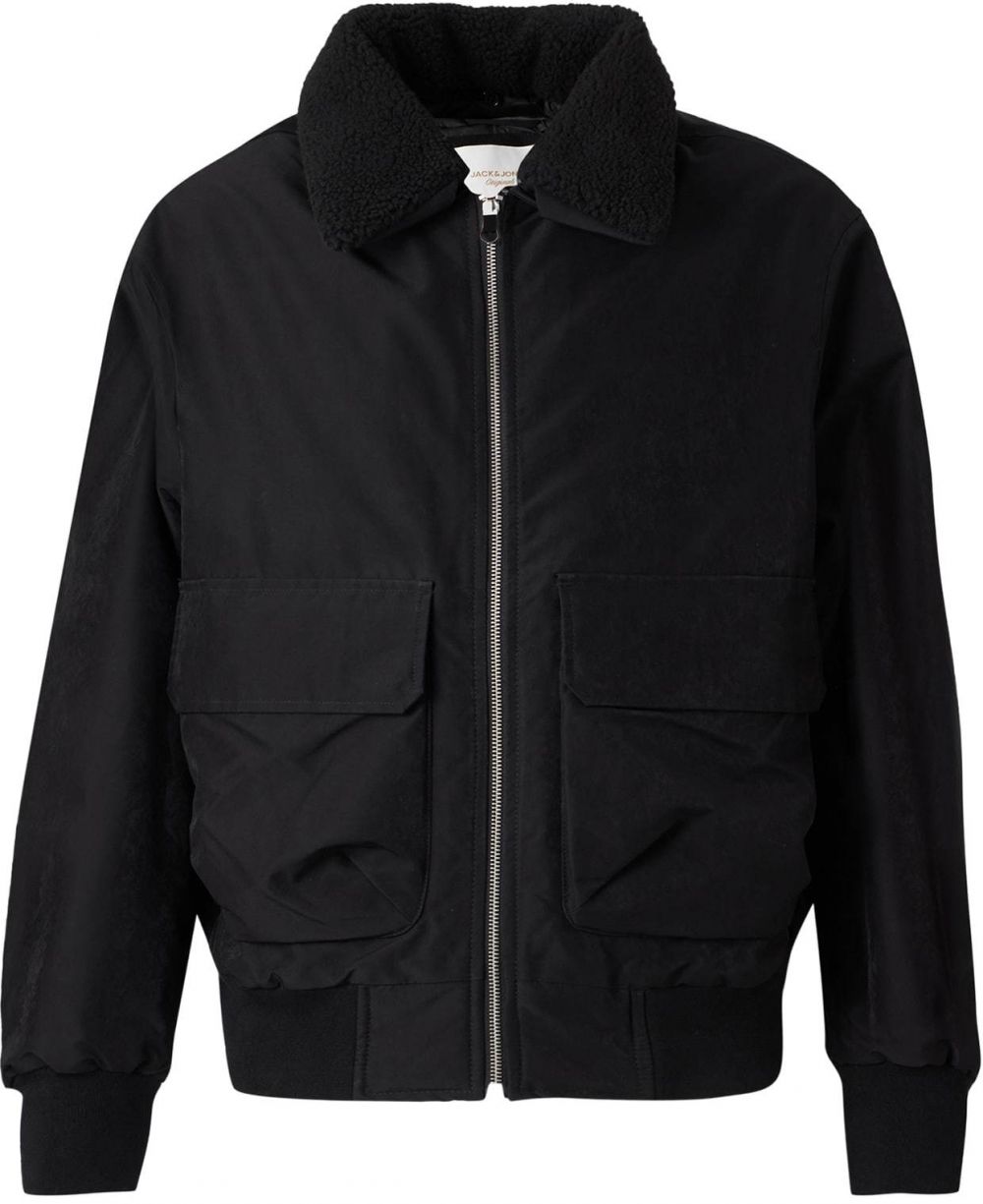 JACK & JONES Prechodná bunda 'JORINWOOD'  čierna