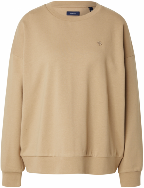 GANT Mikina 'BADGE'  kaki