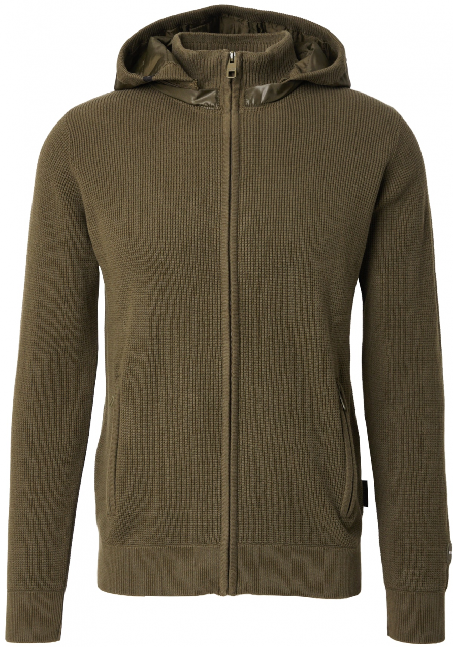 INDICODE JEANS Kardigán 'Georjes'  olivová