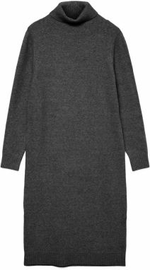 VERO MODA Pletené šaty 'VMBoom'  tmavosivá