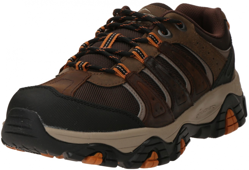 SKECHERS Nízke tenisky 'PINE TRAIL - KORDOVA'  hnedá / čokoládová / čierna