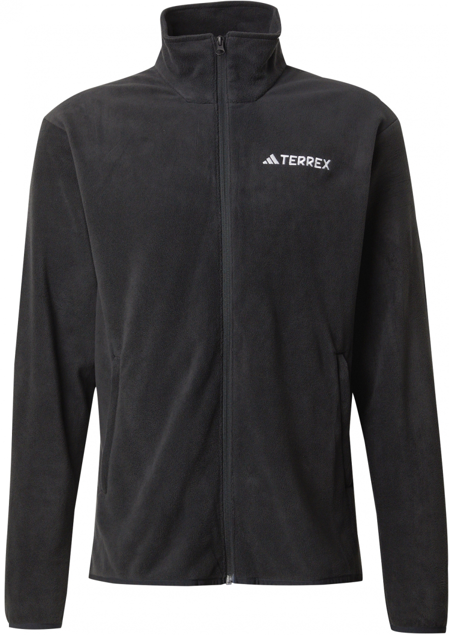 ADIDAS TERREX Funkčná flisová bunda 'Multi Essentials Full-Zip Fleece'  čierna