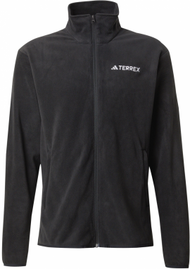 ADIDAS TERREX Funkčná flisová bunda 'Multi Essentials Full-Zip Fleece'  čierna