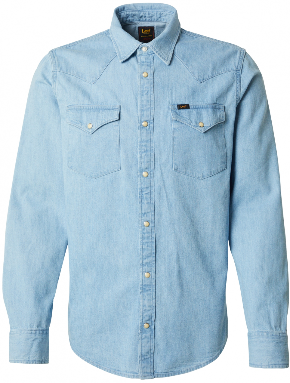 Lee Košeľa 'REGULAR WESTERN'  modrá denim