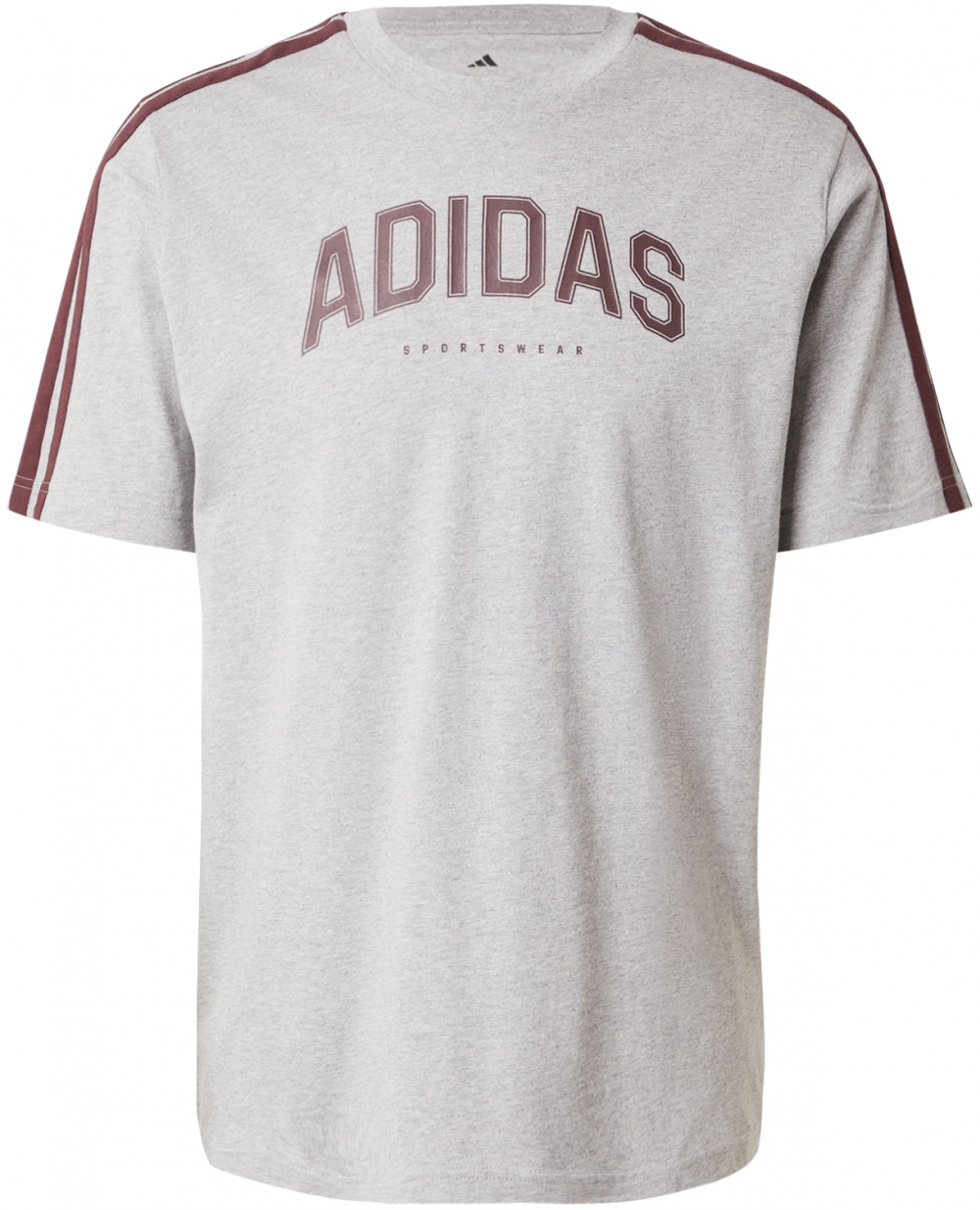 ADIDAS SPORTSWEAR Funkčné tričko 'COLLEG'  sivá / bordová