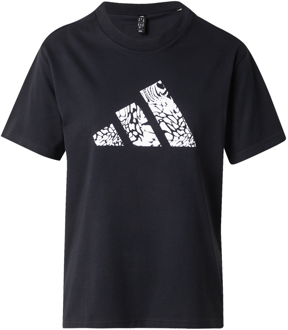 ADIDAS SPORTSWEAR Funkčné tričko  čierna / biela