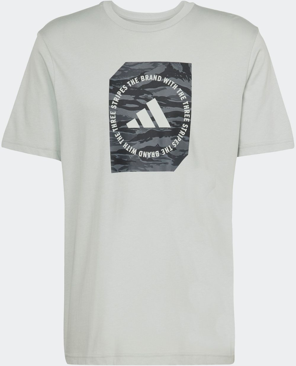 ADIDAS SPORTSWEAR Funkčné tričko  antracitová / kamenná / tmavosivá / biela