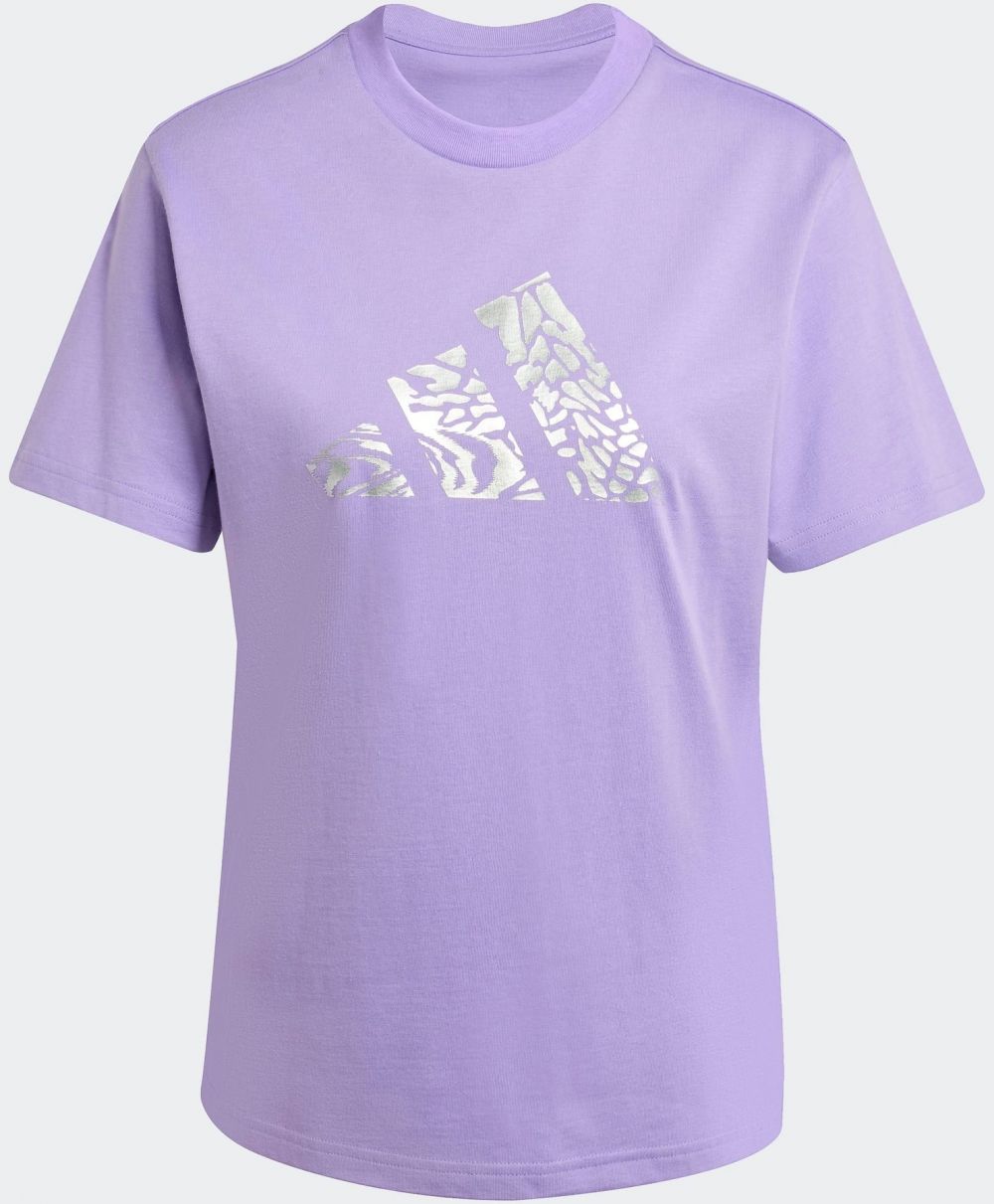 ADIDAS SPORTSWEAR Funkčné tričko  levanduľová / strieborná