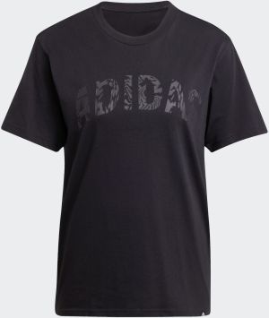 ADIDAS SPORTSWEAR Funkčné tričko 'CAMO'  antracitová / čierna