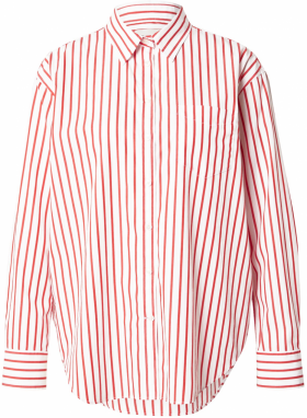 GANT Blúzka  jasne červená / biela