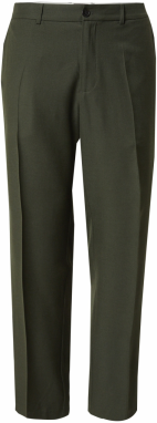 SCOTCH & SODA Plisované nohavice  jedľová