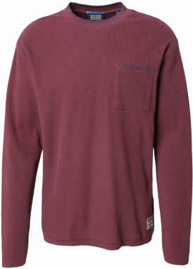 SCOTCH & SODA Tričko  enciánová / burgundská