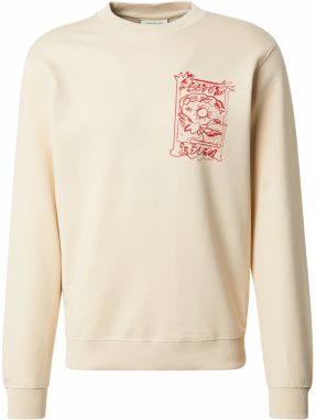 SCOTCH & SODA Mikina  svetlobéžová / červená