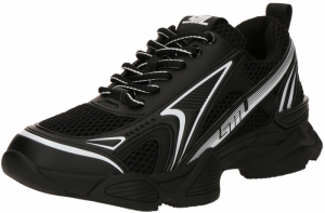 STEVE MADDEN Nízke tenisky 'Speedster-E'  čierna / biela