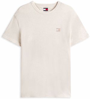 Tommy Jeans Tričko  krémová