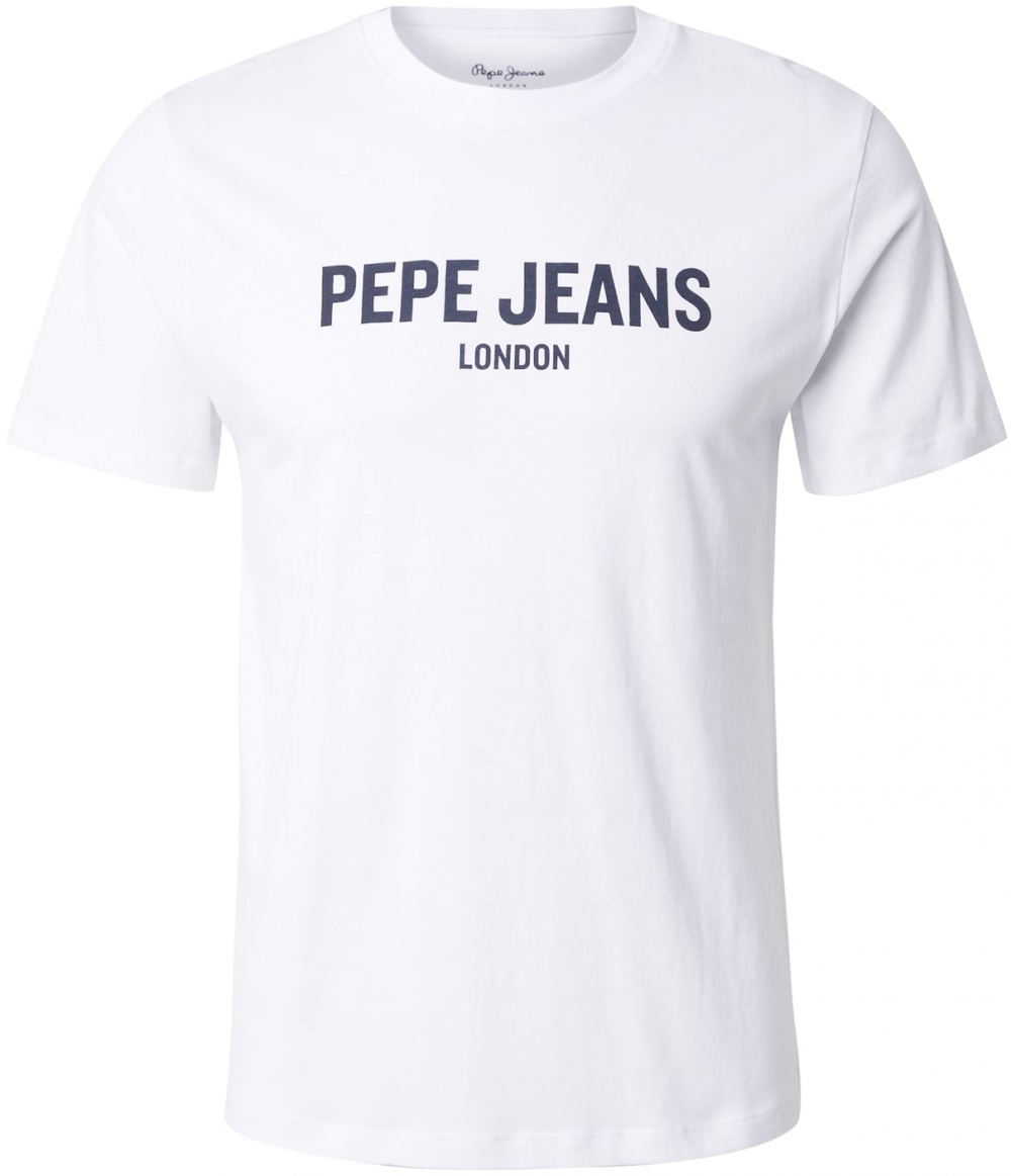 Pepe Jeans Tričko 'DONNY'  tmavomodrá / biela