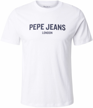 Pepe Jeans Tričko 'DONNY'  tmavomodrá / biela