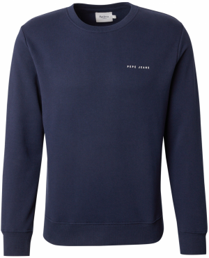 Pepe Jeans Mikina  námornícka modrá / šedobiela