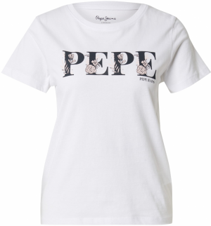 Pepe Jeans Tričko 'BRIA'  námornícka modrá / pastelovo ružová / biela