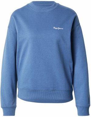 Pepe Jeans Mikina 'STY'  kráľovská modrá / biela