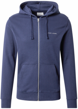 Pepe Jeans Tepláková bunda 'PARKER'  námornícka modrá / biela