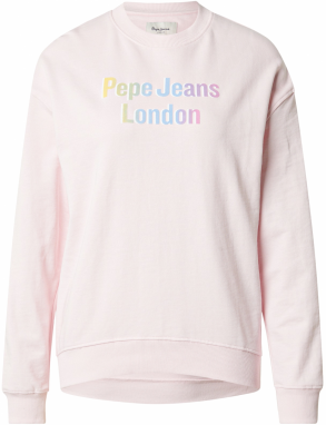 Pepe Jeans Mikina 'CARLA'  svetlomodrá / žltá / levanduľová / pastelovo ružová