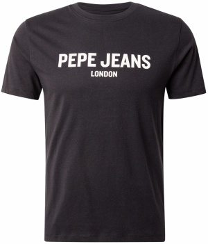 Pepe Jeans Tričko 'DONNY'  čierna / biela