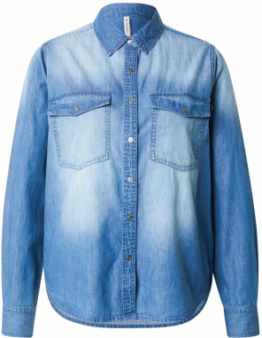 Pepe Jeans Blúzka 'SANSA'  modrá denim