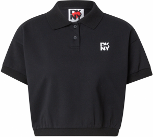 DKNY Tričko  čierna / biela