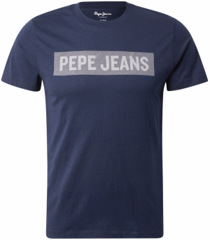 Pepe Jeans Tričko 'AURELIO'  námornícka modrá / biela