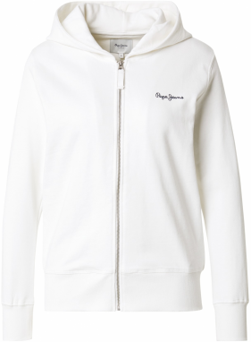 Pepe Jeans Tepláková bunda 'EDNY RO'  modrá / biela