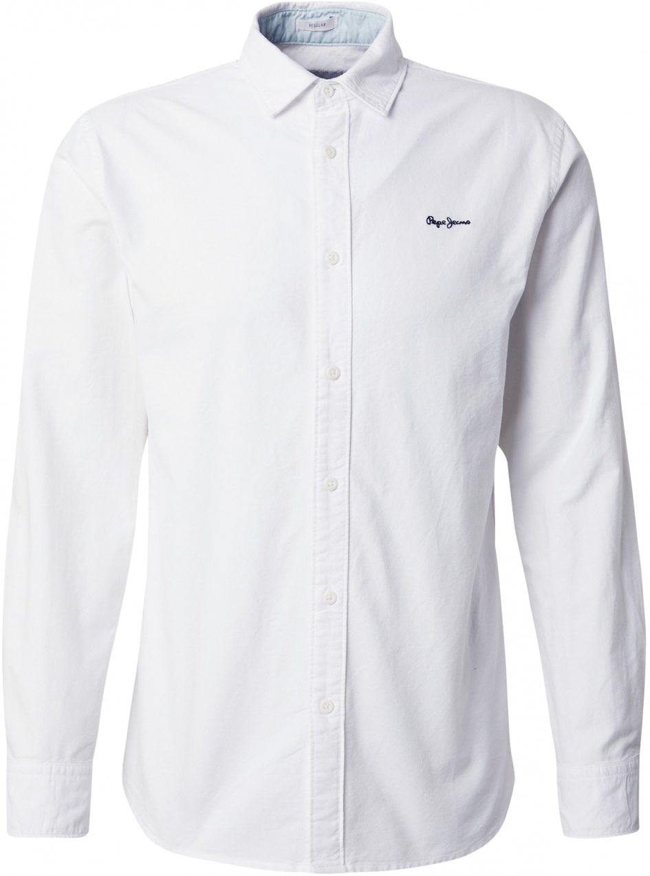 Pepe Jeans Košeľa 'PETER'  námornícka modrá / biela