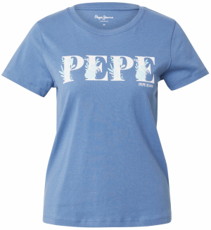Pepe Jeans Tričko 'BRIA'  svetlomodrá / šedobiela