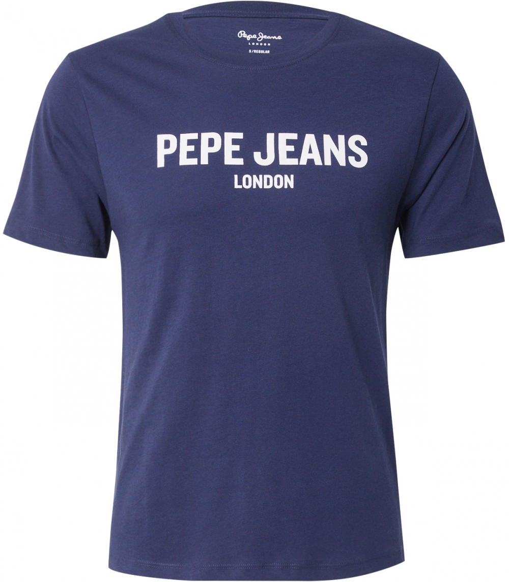 Pepe Jeans Tričko 'DONNY'  námornícka modrá / biela