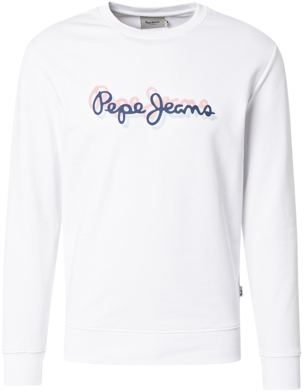Pepe Jeans Mikina  námornícka modrá / svetlomodrá / ružová / biela
