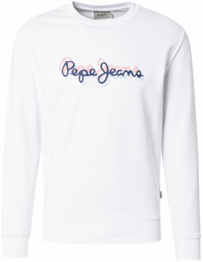 Pepe Jeans Mikina  námornícka modrá / svetlomodrá / ružová / biela