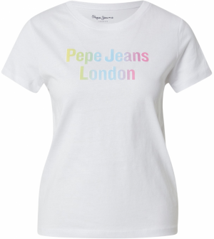 Pepe Jeans Tričko 'CARLA'  svetlomodrá / limetová / ružová / biela