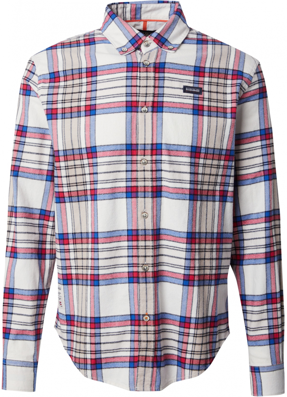 NAPAPIJRI Košeľa 'G-TREKKING'  modrá / melónová / čierna / biela