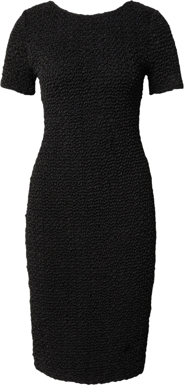 DKNY Puzdrové šaty  čierna