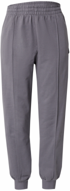 DKNY Nohavice  sivá / červená / čierna