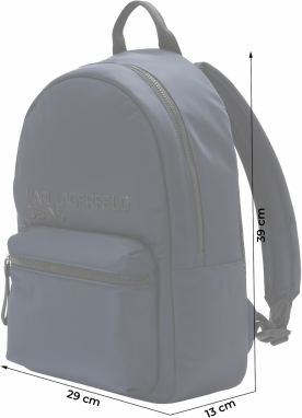 KARL LAGERFELD JEANS Batoh 'ESSENTIAL'  námornícka modrá / čierna
