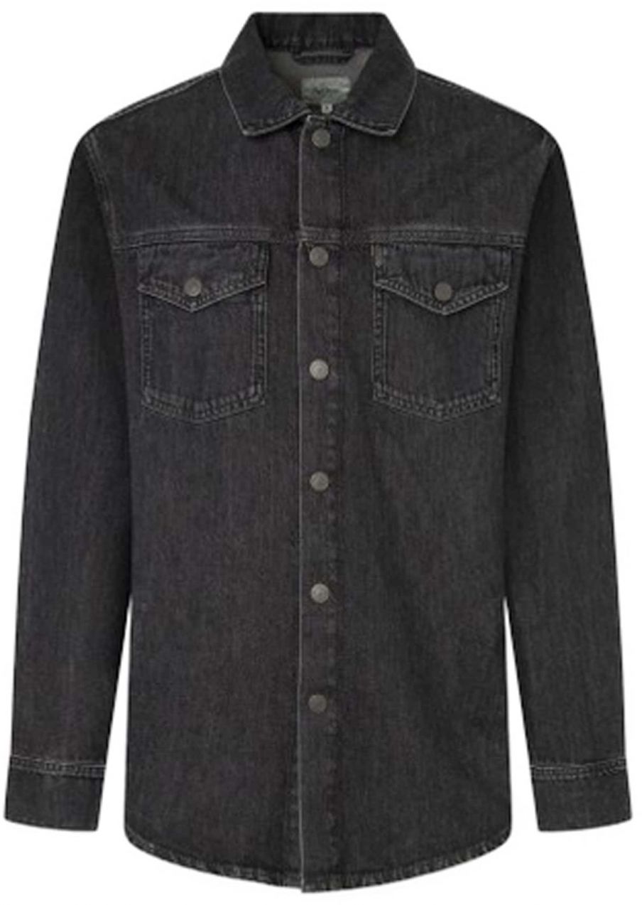 Pepe Jeans Košeľa  modrá denim